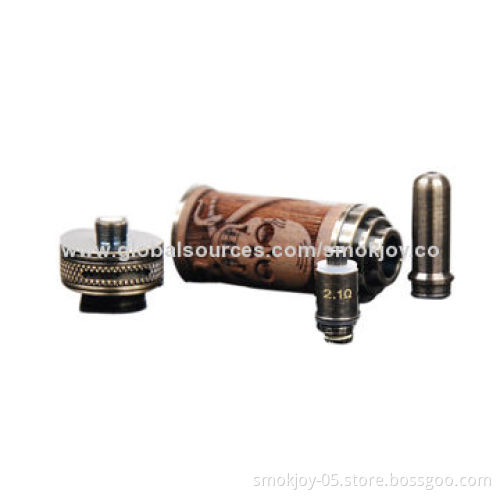 Smokjoy Luxury Wooden Adjustable Airflow N-fire LA2 Atomizer with 2.5mL Volume